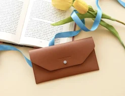 Thank You Vegan Leather Slim Pouch