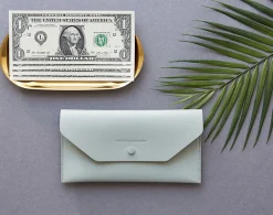 Thank You Vegan Leather Slim Pouch