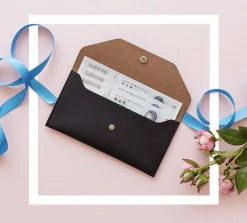 Thank You Vegan Leather Slim Pouch