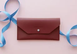Thank You Vegan Leather Slim Pouch