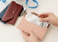 Thank You Vegan Leather Slim Pouch