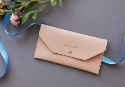 Thank You Vegan Leather Slim Pouch