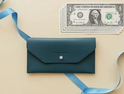 Thank You Vegan Leather Slim Pouch