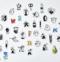 Themed Acrylic Key Ring v2