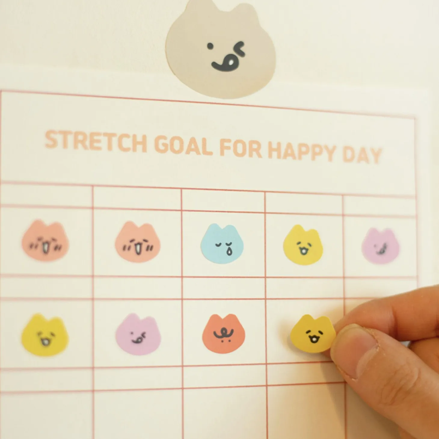 Today's Mood Removable Sticker