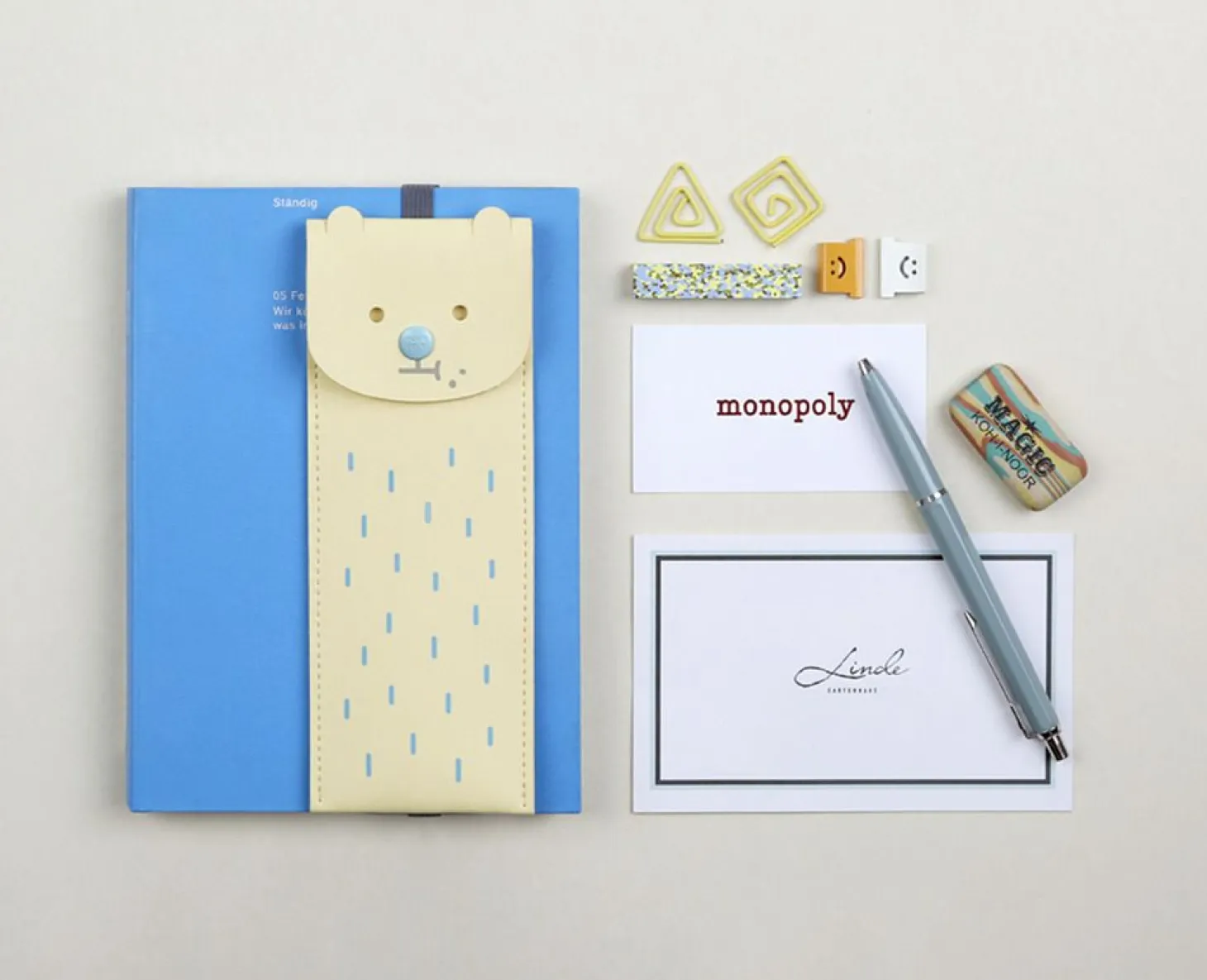 Toffeenut Attachable Leather Pen Case