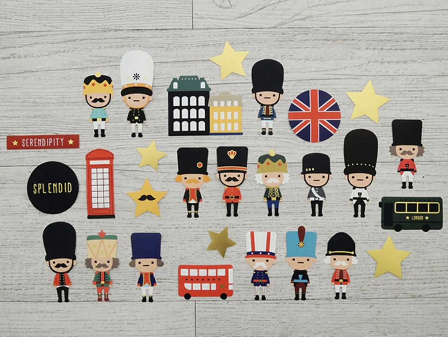 Toy Soldier Luggage Sticker Set