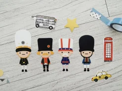 Toy Soldier Luggage Sticker Set