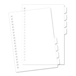 Translucent 20 Ring A5 Index Tabs