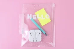 Transparent Attachable PVC Pouch