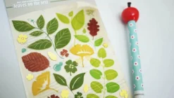Transparent Leaf Deco Sticker