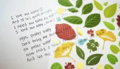 Transparent Leaf Deco Sticker