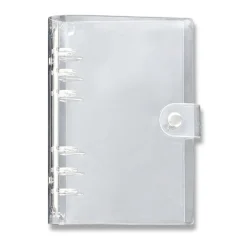 Transparent 6 Ring A6 PVC Binder