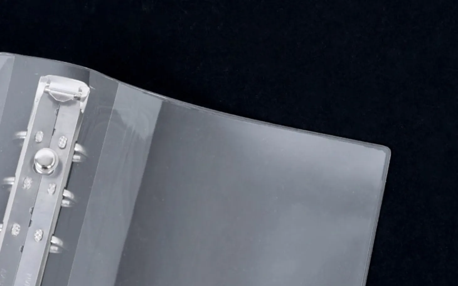 Transparent 6 Ring A6 PVC Binder