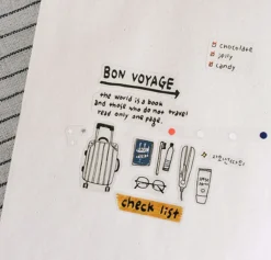 Travel Note Deco Sticker