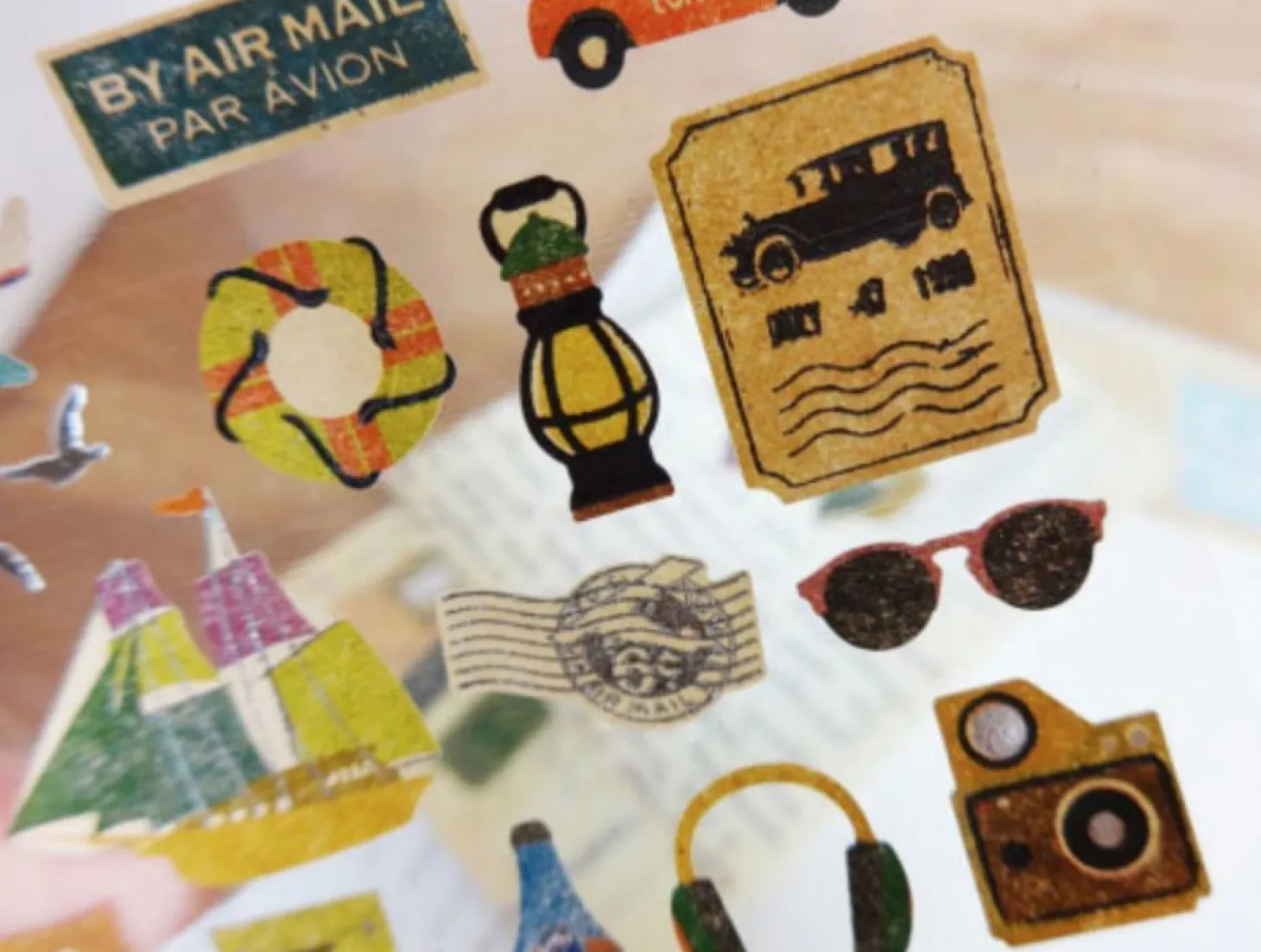 Travel Story Deco Sticker