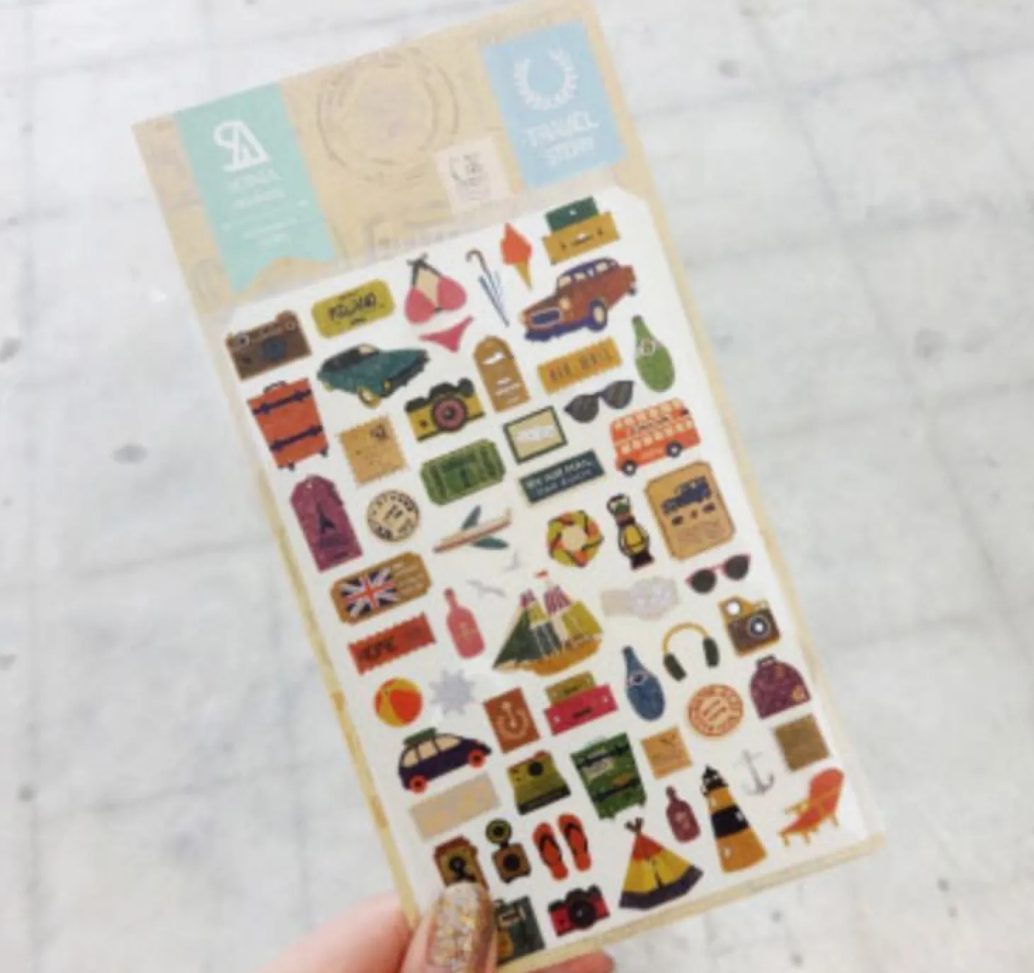 Travel Story Deco Sticker