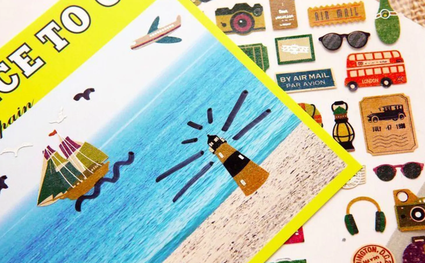 Travel Story Deco Sticker