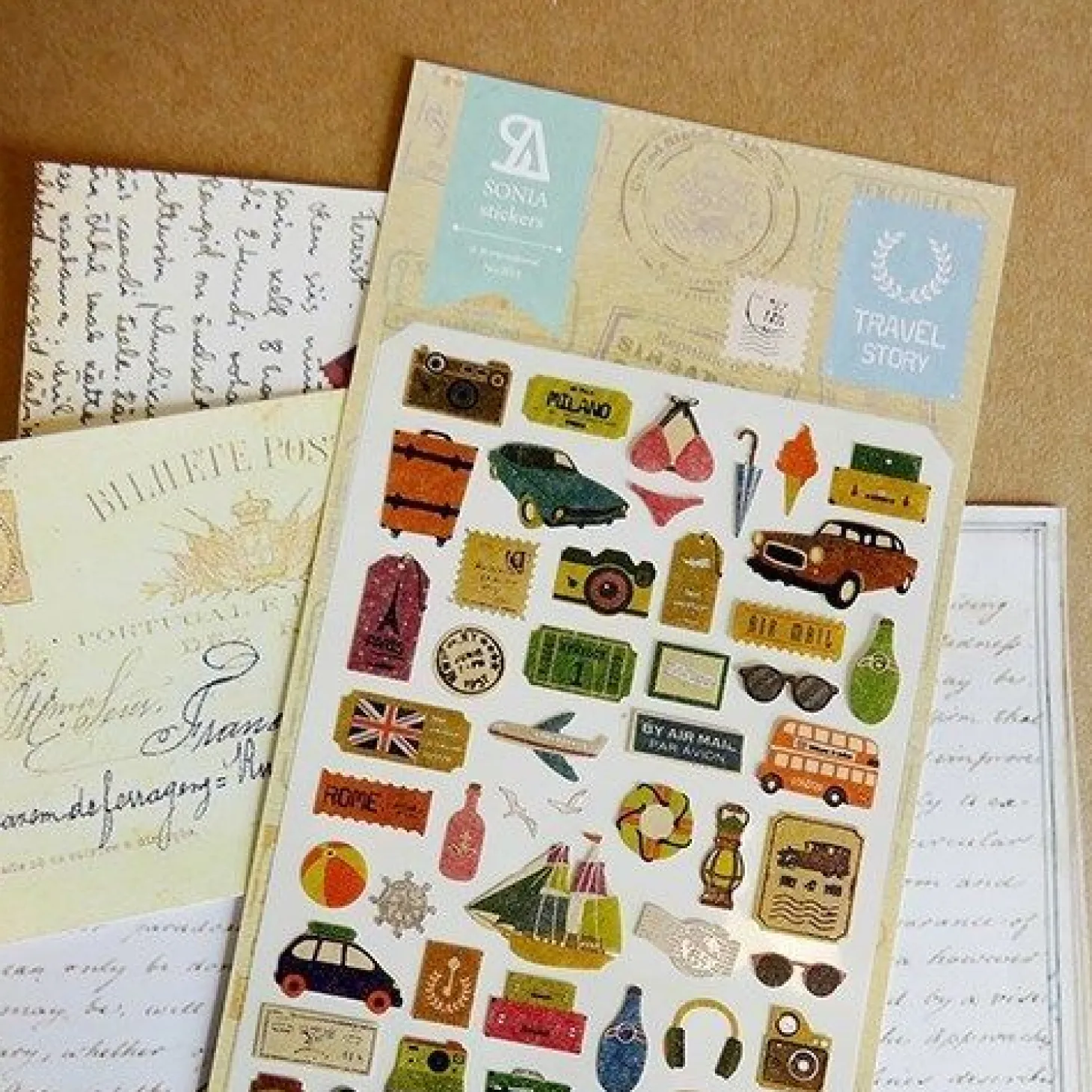 Travel Story Deco Sticker