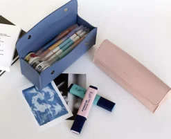 Triangle Leather Pen Case v2