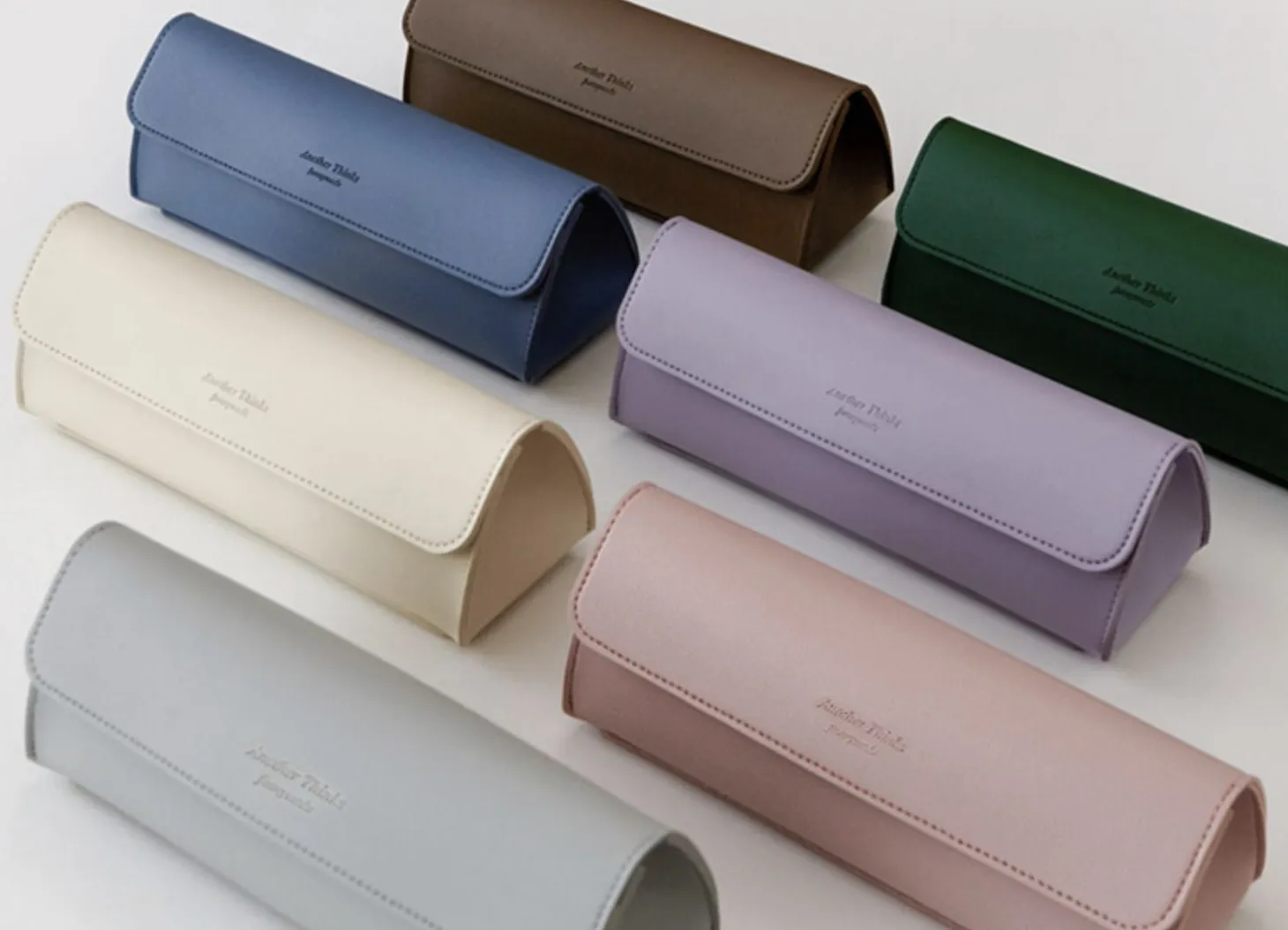 Triangle Leather Pen Case v2