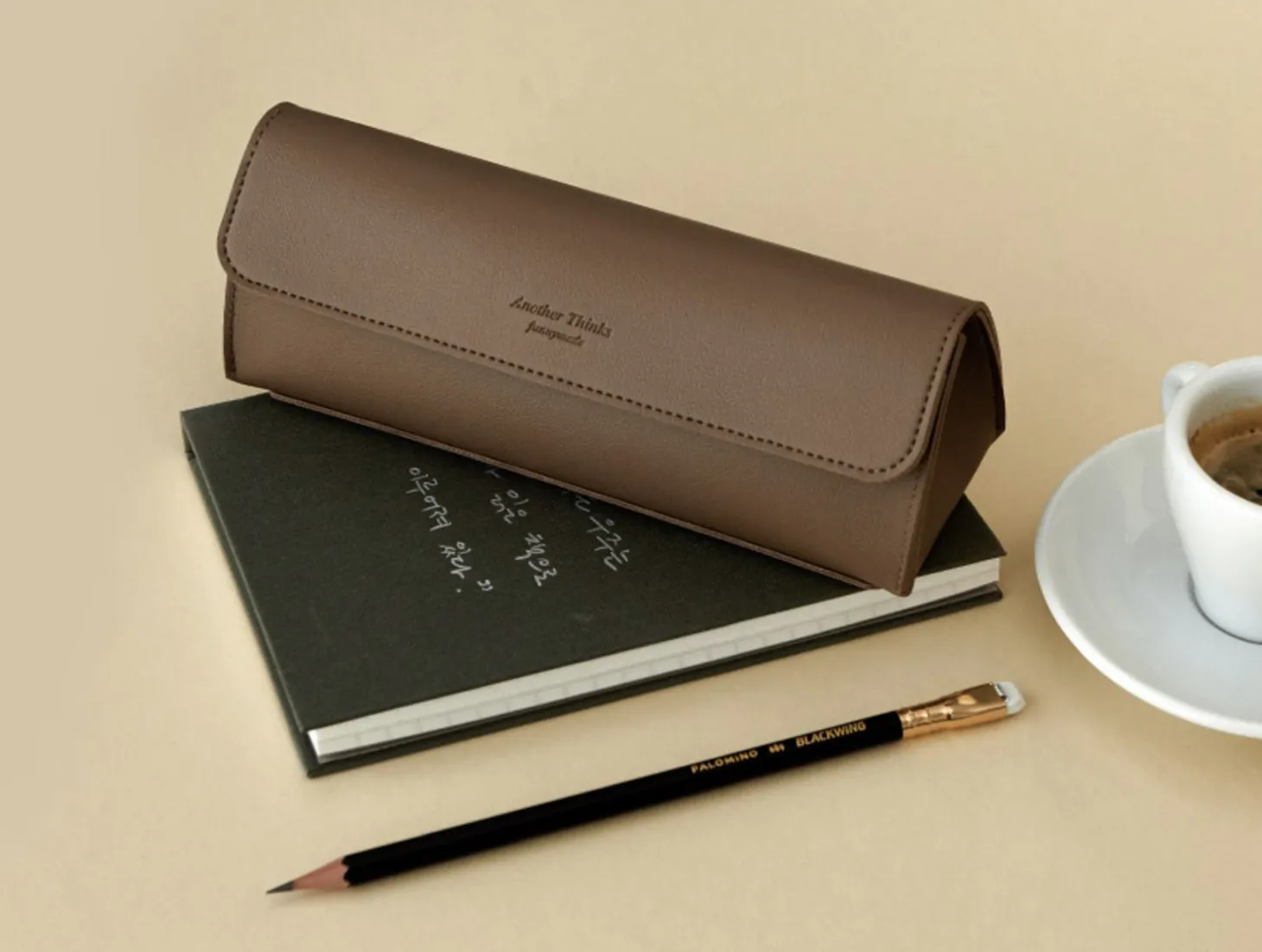 Triangle Leather Pen Case v2