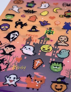 Trick or Treat 8-bit PVC Sticker