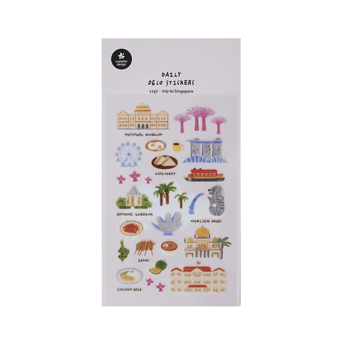 Trip to Singapore Deco Sticker