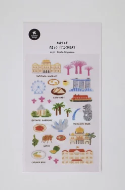 Trip to Singapore Deco Sticker