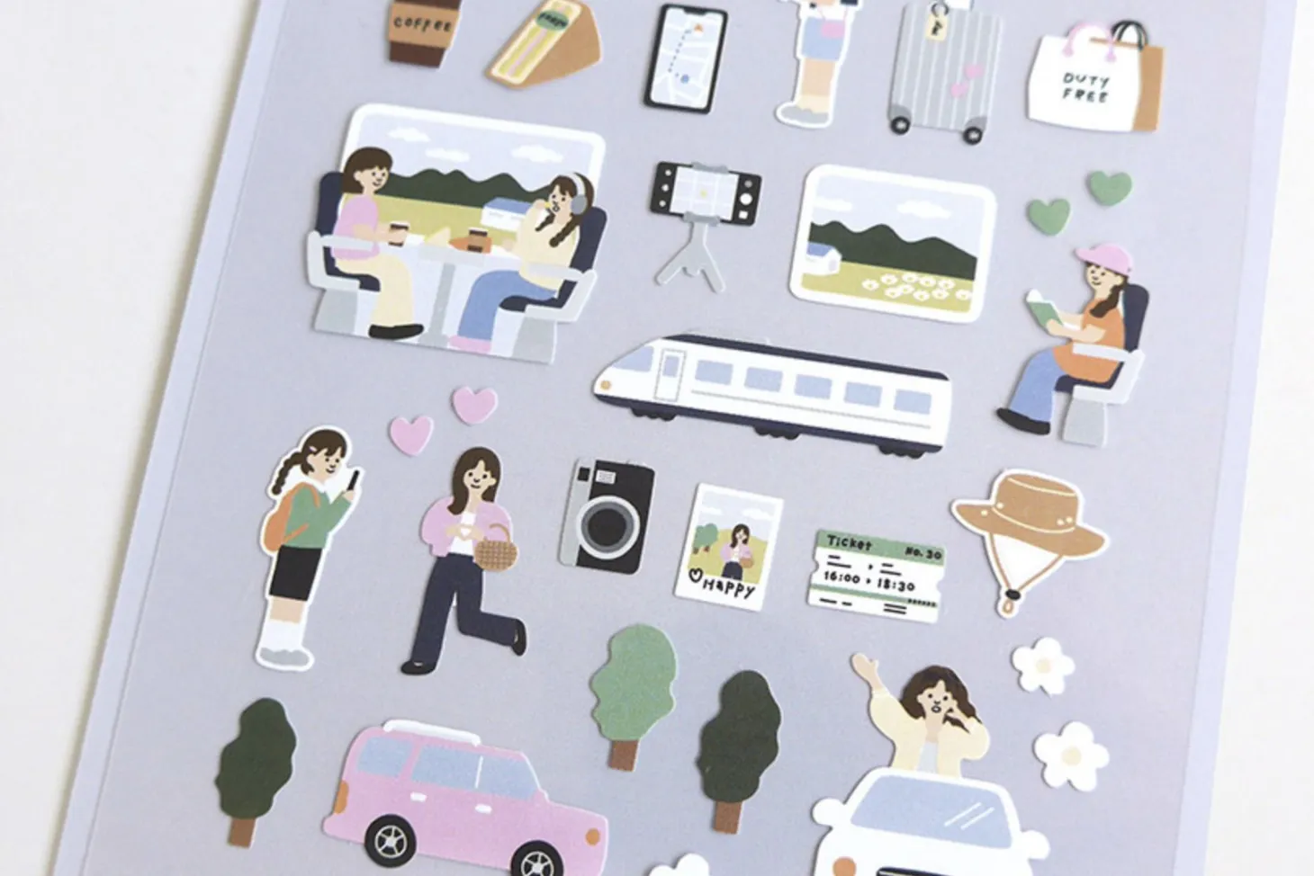 Trip Vlog Deco Sticker
