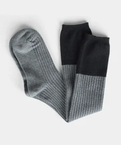 Two Tone Over The Knee Women Socks