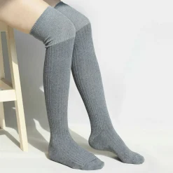 Two Tone Over The Knee Women Socks