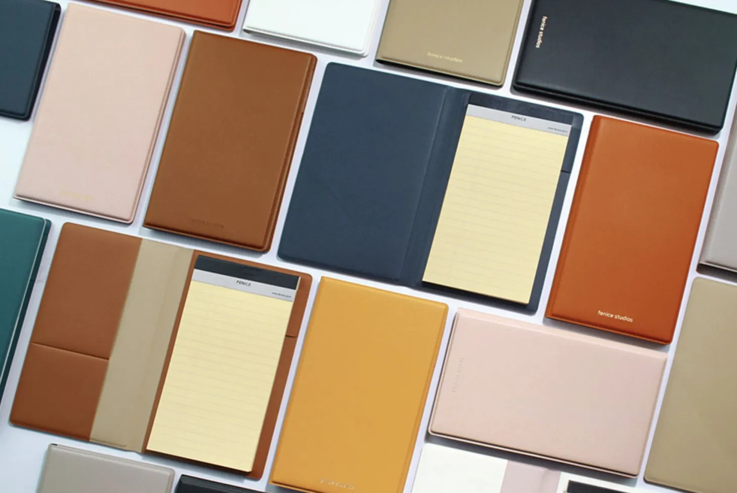Two Tone Slim Notepad Organizer