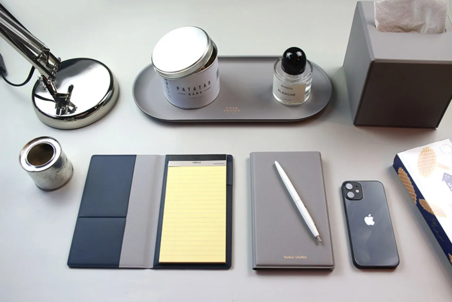 Two Tone Slim Notepad Organizer