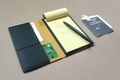 Two Tone Slim Notepad Organizer