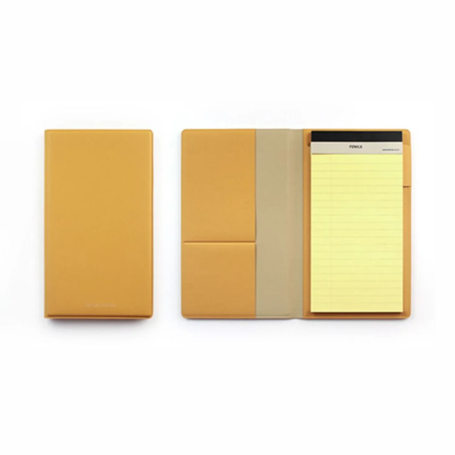 Two Tone Slim Notepad Organizer
