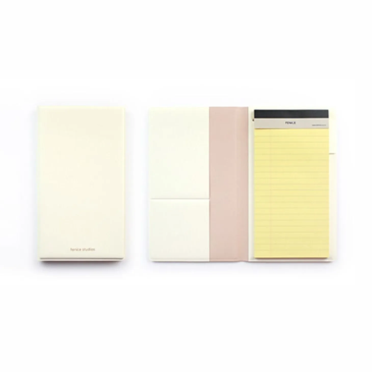 Two Tone Slim Notepad Organizer