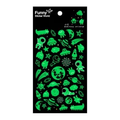 Universe Glow in Dark Sticker