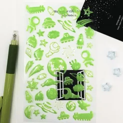 Universe Glow in Dark Sticker