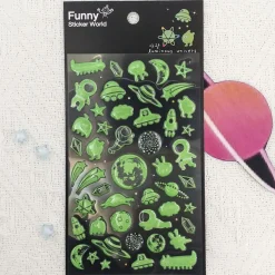 Universe Glow in Dark Sticker