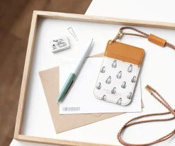 Un Jour De Chance Card Case & Neck Strap Set