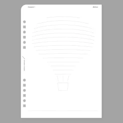 Up&Down Fountain Friendly 6 Ring A5 Note Refill