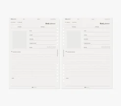 Up&Down Index 6 Ring A5 Planner Refill