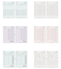 Up&Down Index 6 Ring A5 Planner Refill