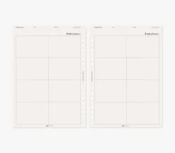 Up&Down Index 6 Ring A5 Planner Refill