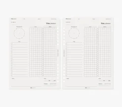 Up&Down Index 6 Ring A5 Planner Refill