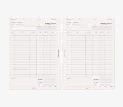 Up&Down Index 6 Ring A5 Planner Refill