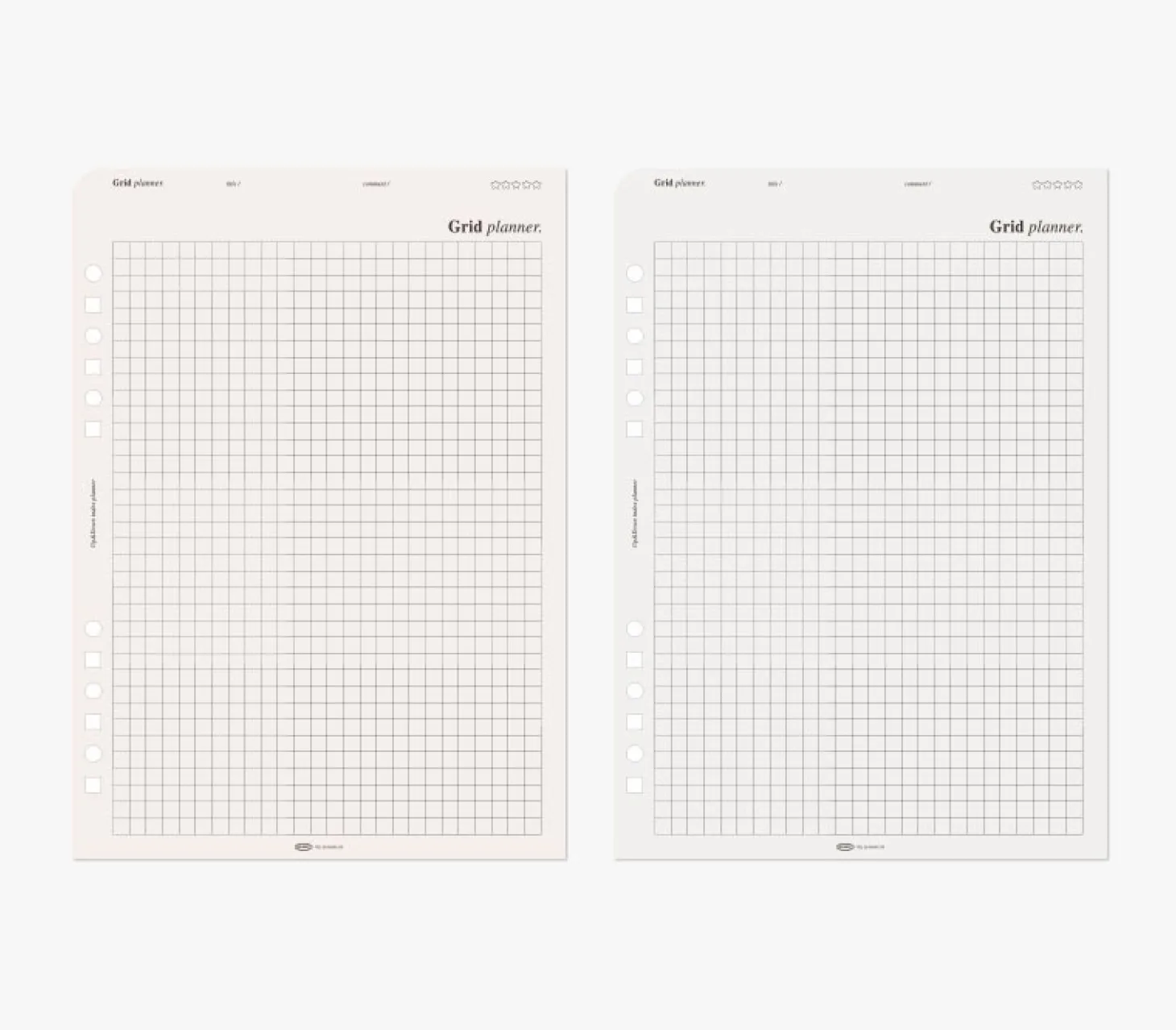 Up&Down Index 6 Ring A5 Planner Refill