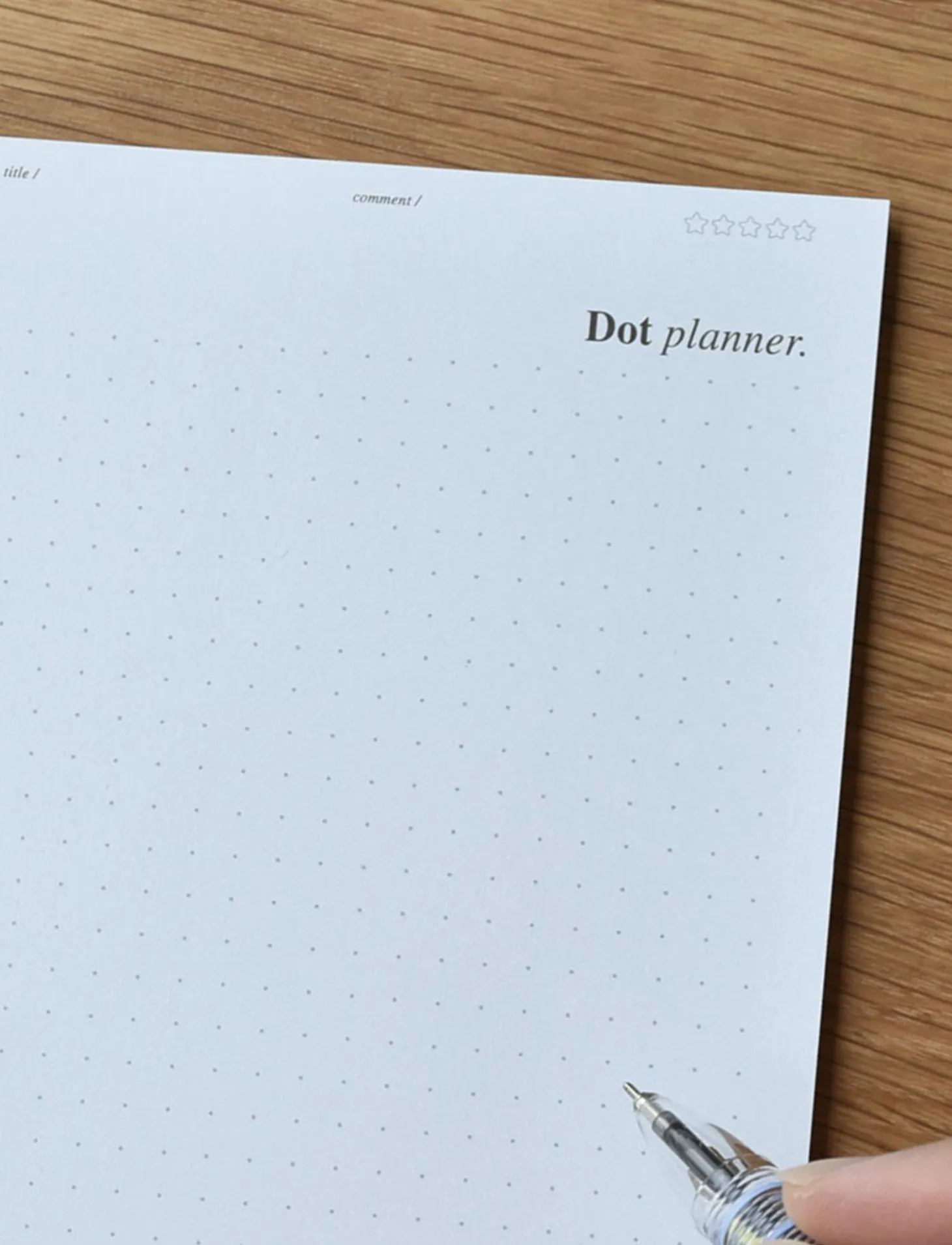 Up&Down Index 6 Ring A5 Planner Refill