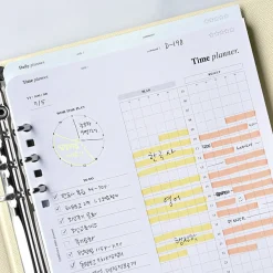 Up&Down Index 6 Ring A5 Planner Refill